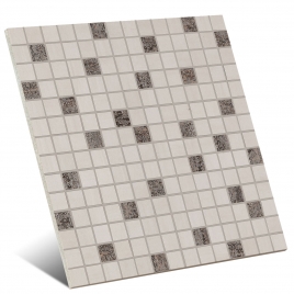 Mosaico Materika Grigio 40x40 (Caixa 0,64 m2)