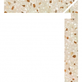 Foto de Zanquin Right Palazzo 1862 Cream 7.5x50 (Caixa 8 peças)