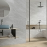 Salle de bain avec revêtement Lennox Mosaic Snow 30x60