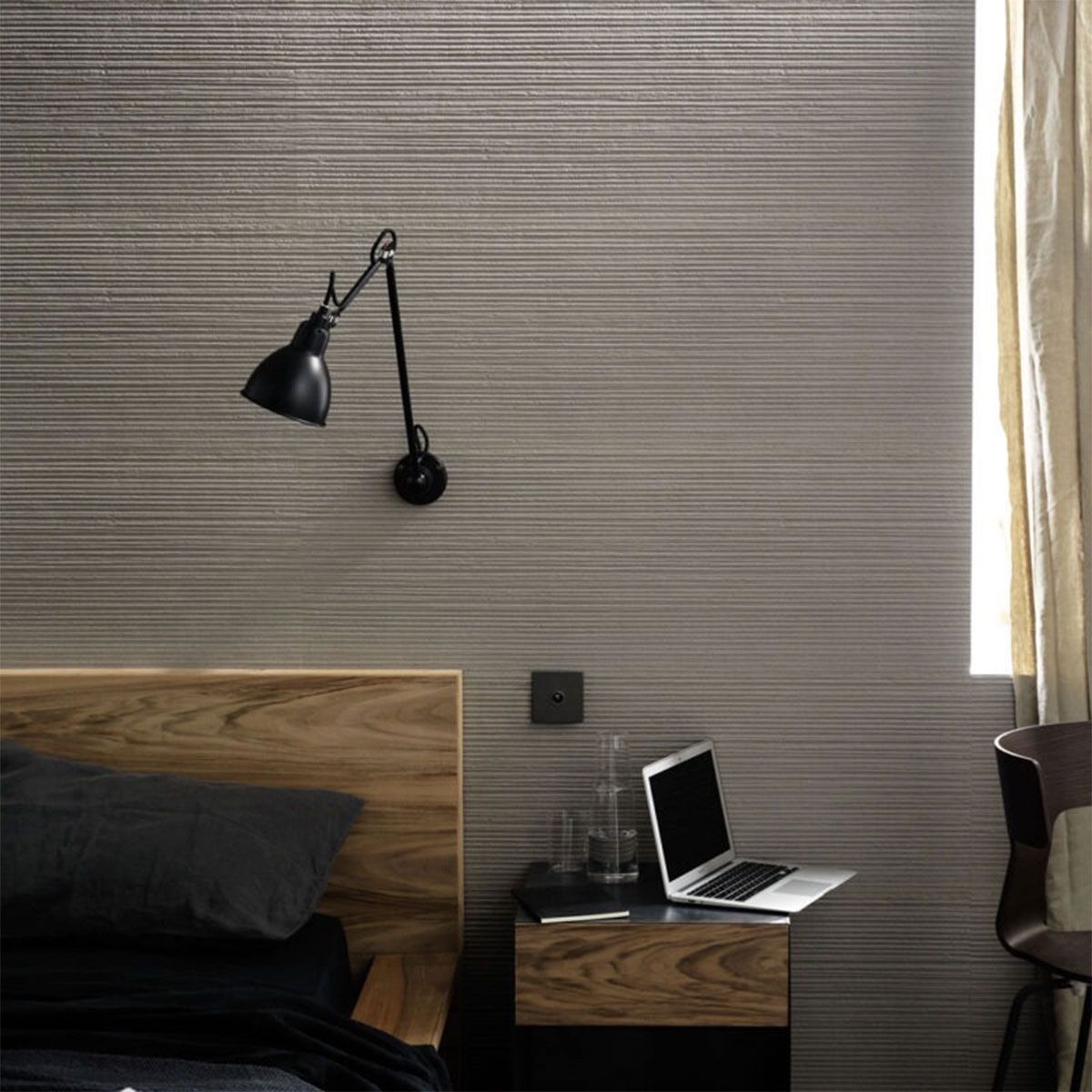 Interior with Materika Spatula 3D Fango coating 40x120