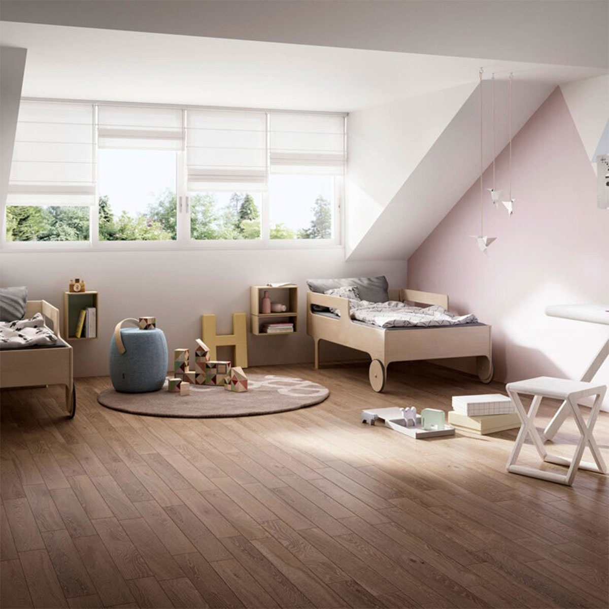 Zimmer mit Gehweg Treverkcharme Brown 10x70