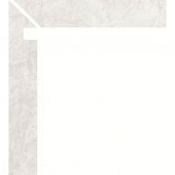 Zanquin Izquierdo Támesis 1850 White 7.5x50 (Caja 8 piezas)