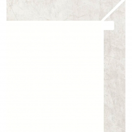 Direito Zanquin Thames 1850 Branco 7.5x50 (Caixa 8 peças)