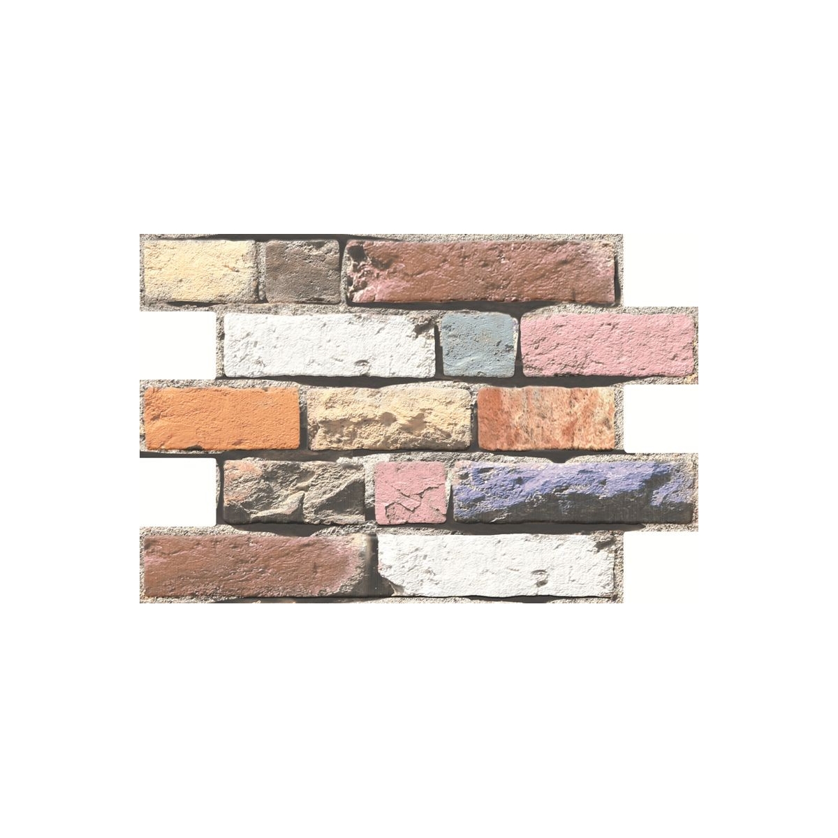 Old Caravista Soho Brick Imitation Tiles (Box of 1.31 m2)