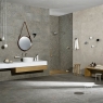 Bathroom with Mystone Grey Fleury Taupe flooring 30x120