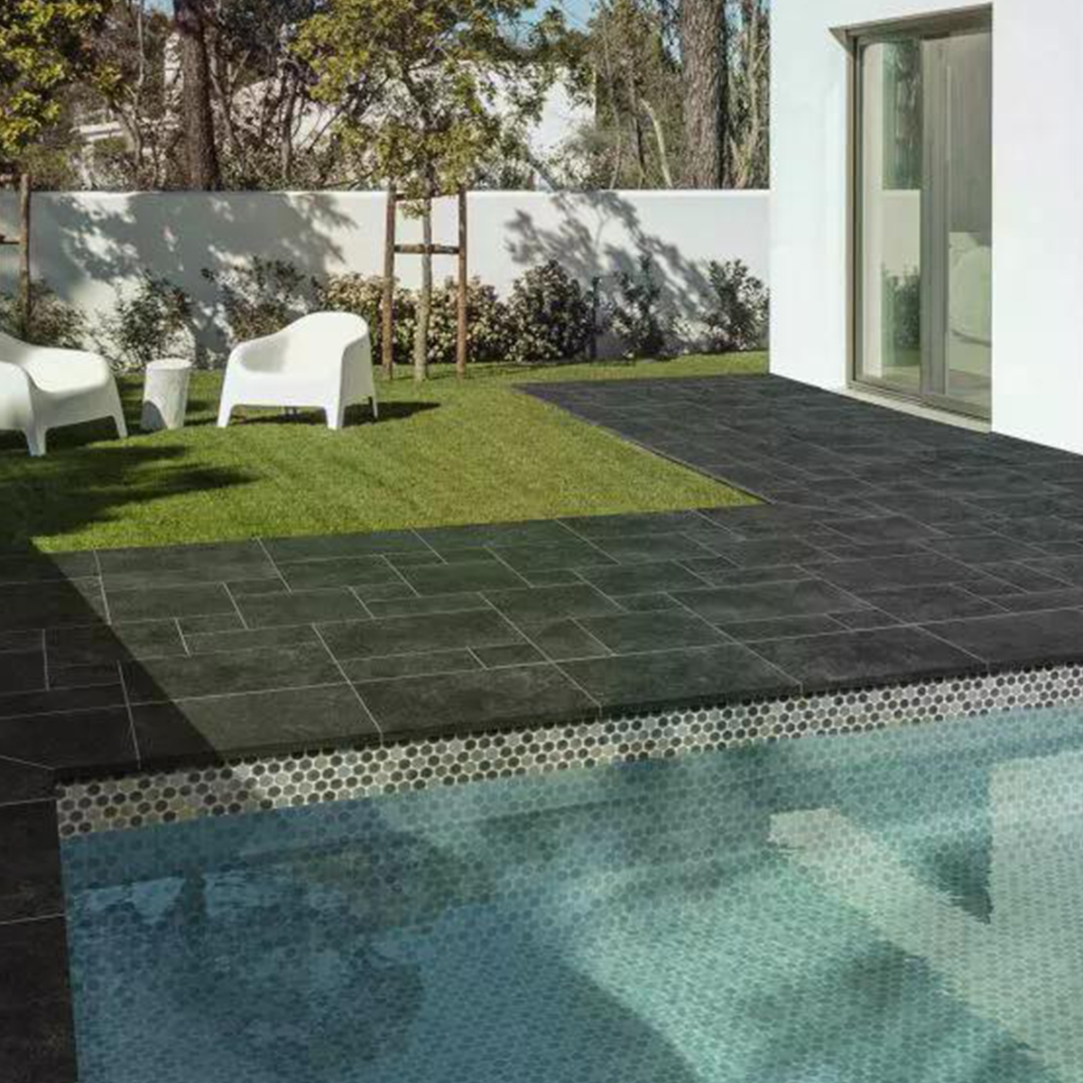 Piscine Dakhla Aqua Circle avec doublure 30.9x30.9