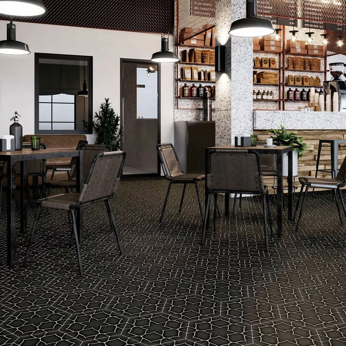 Interior with Kerala Charcoal flooring 28.5x33 (Box 1.00m2)