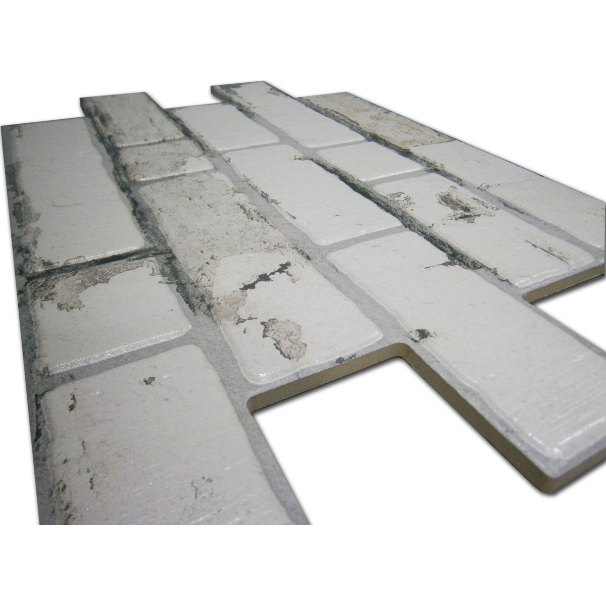 Ancien Caravista Tuiles en Brique Blanche (Boîte de 1.31 m2) Couleur blanche