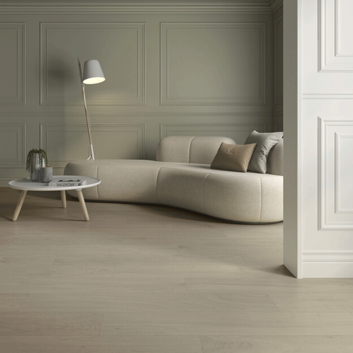 Interior with Namir Oak flooring 30x120