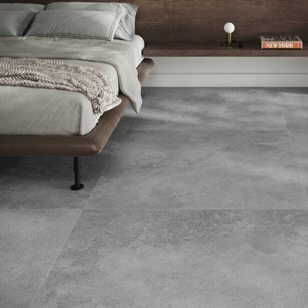 Intérieur avec sol Noa Grey 120x120