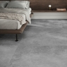 Interior con pavimento Noa Grey 120x120