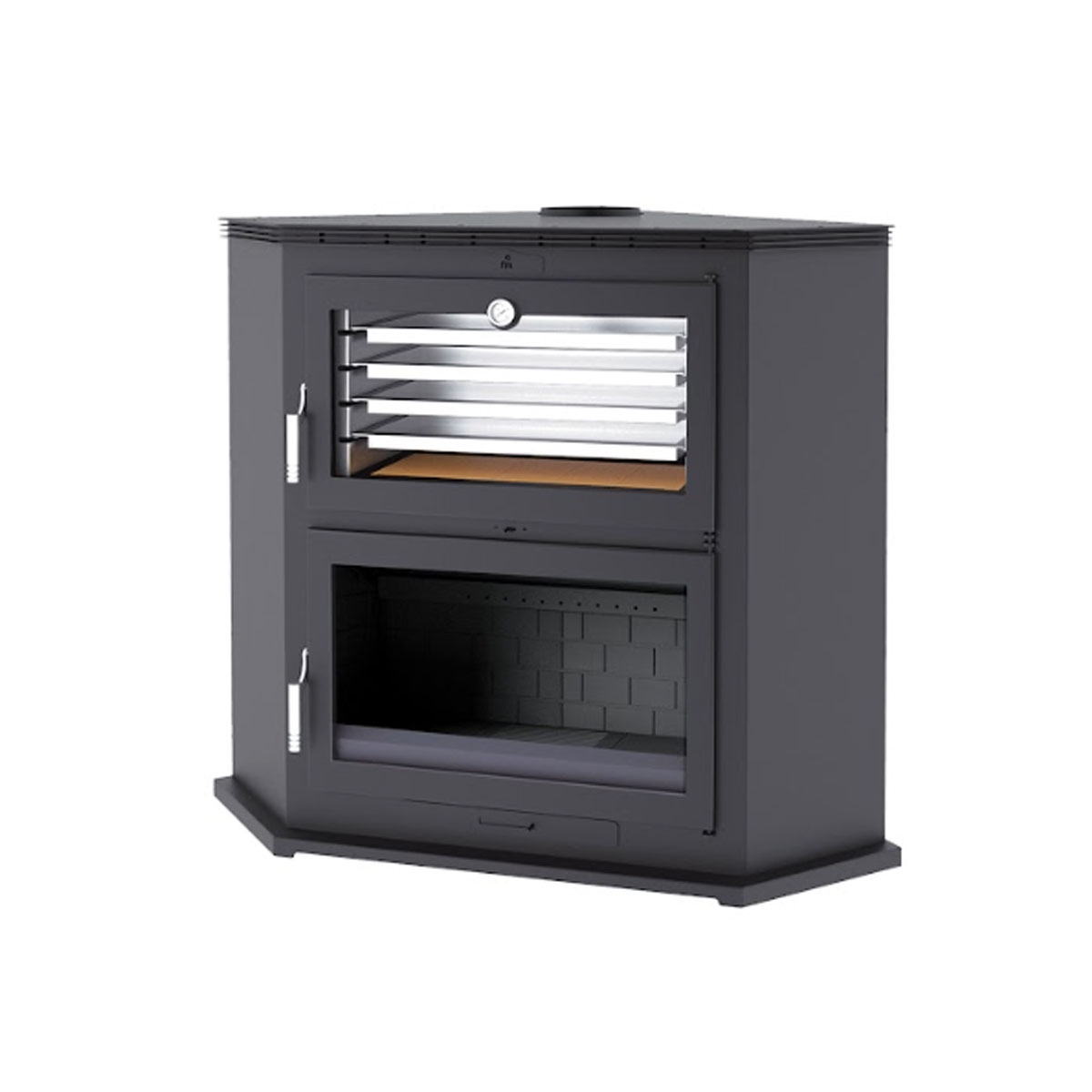 Horno de leña de rincón HL-200 RF de FM calefacción