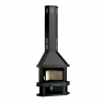 Chimenea de leña de rincón C-200 RK de FM calefacción