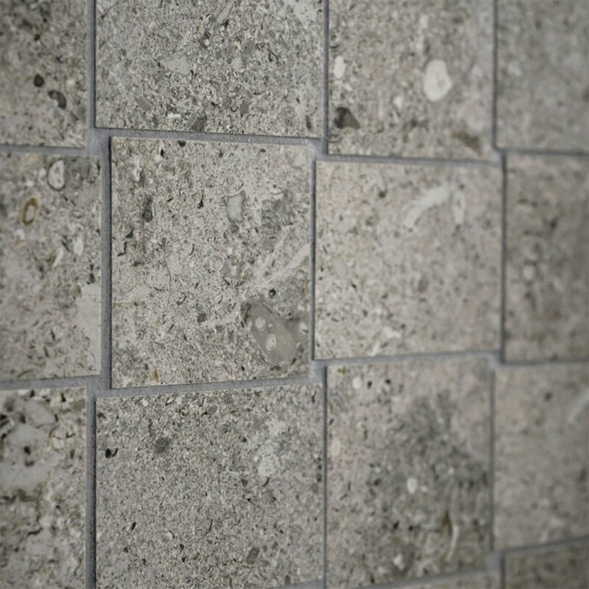 Mystone Grey Fleury Mosaik Taupe 30x30 Steinimitationsbeschichtung