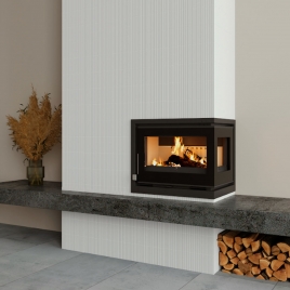 Corner Firewood Insert IT-172 DK + Direct Gift