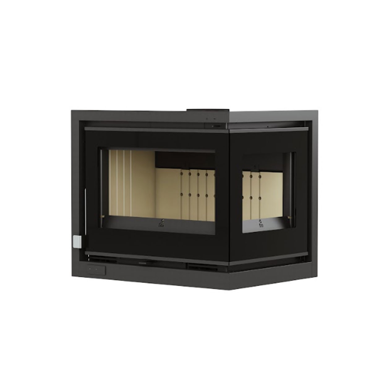 Insertable de leña esquina IT-172 DK de FM calefacción