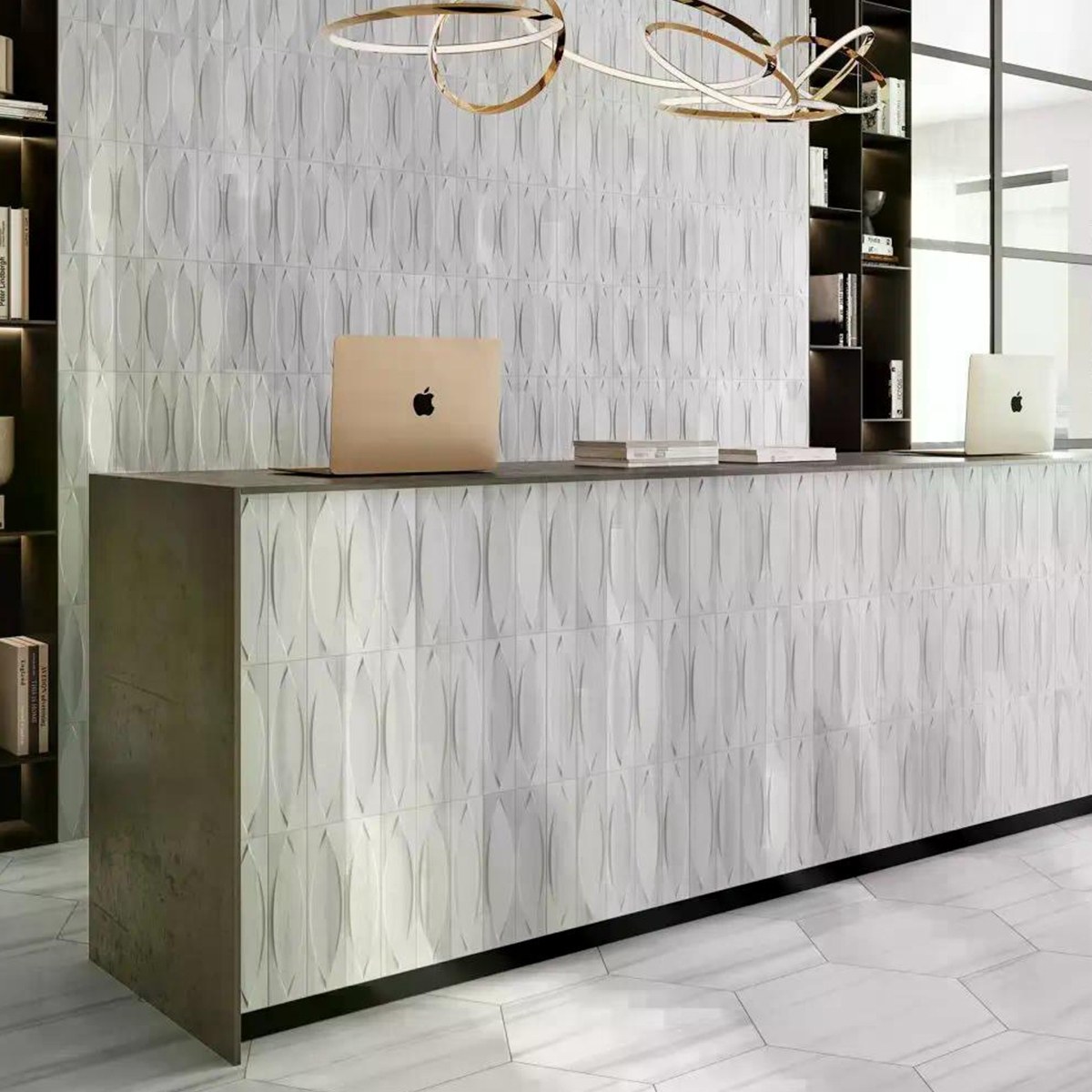 Interior con Pavimento Dolomite 56x48.5