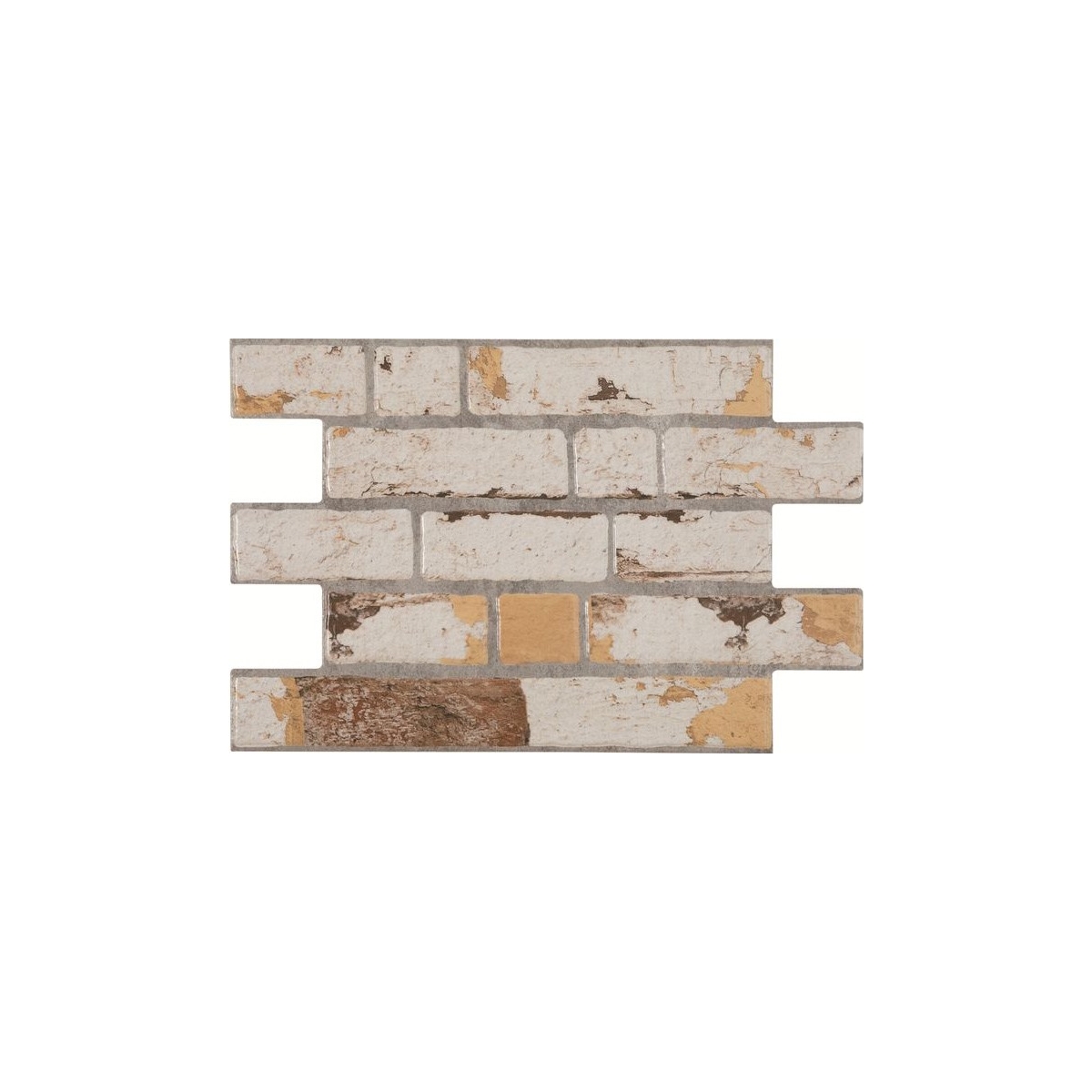 Revestimiento pared imitación a ladrillo Old Caravista Ocre (Caja 1.31 m2) Bestile
