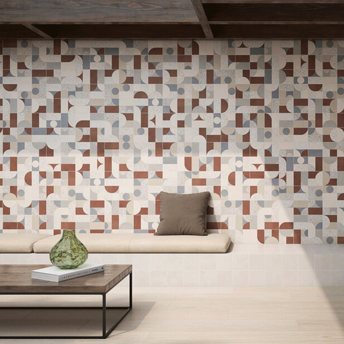 Ambiente con revestimiento Opera Decor 15x15