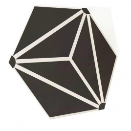 Osaka Black 28.5x33 (Caja 1m2)