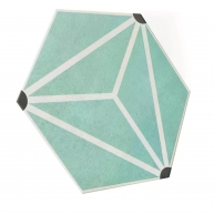 Osaka Aqua 28.5x33 (Caja 1m2)