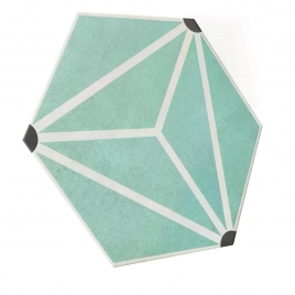 Osaka Aqua 28.5x33 (Caja 1m2)