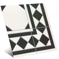 Black Oxford Corner 33x33 (Box 1m2)