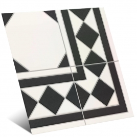 Black Oxford Corner 33x33 (Caixa 1m2)