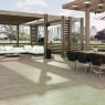 Terraza con Pavimento Petra Beige 31x56