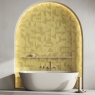 Baño con revestimiento Story Mustard 15x15