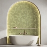 Badezimmer mit Story Matcha Verkleidung 15x15