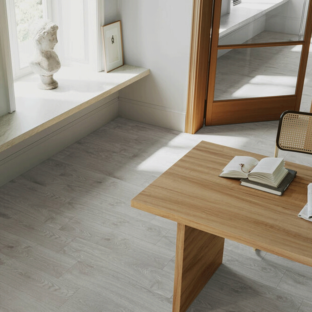 Interior con pavimento Timber Grey 20x80