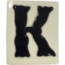 Letter K - for Facades and Doors of Houses and Dwellings - Exposuna Cerámicas