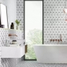 Baño con Revestimiento Rhombus Snow 26.5x51