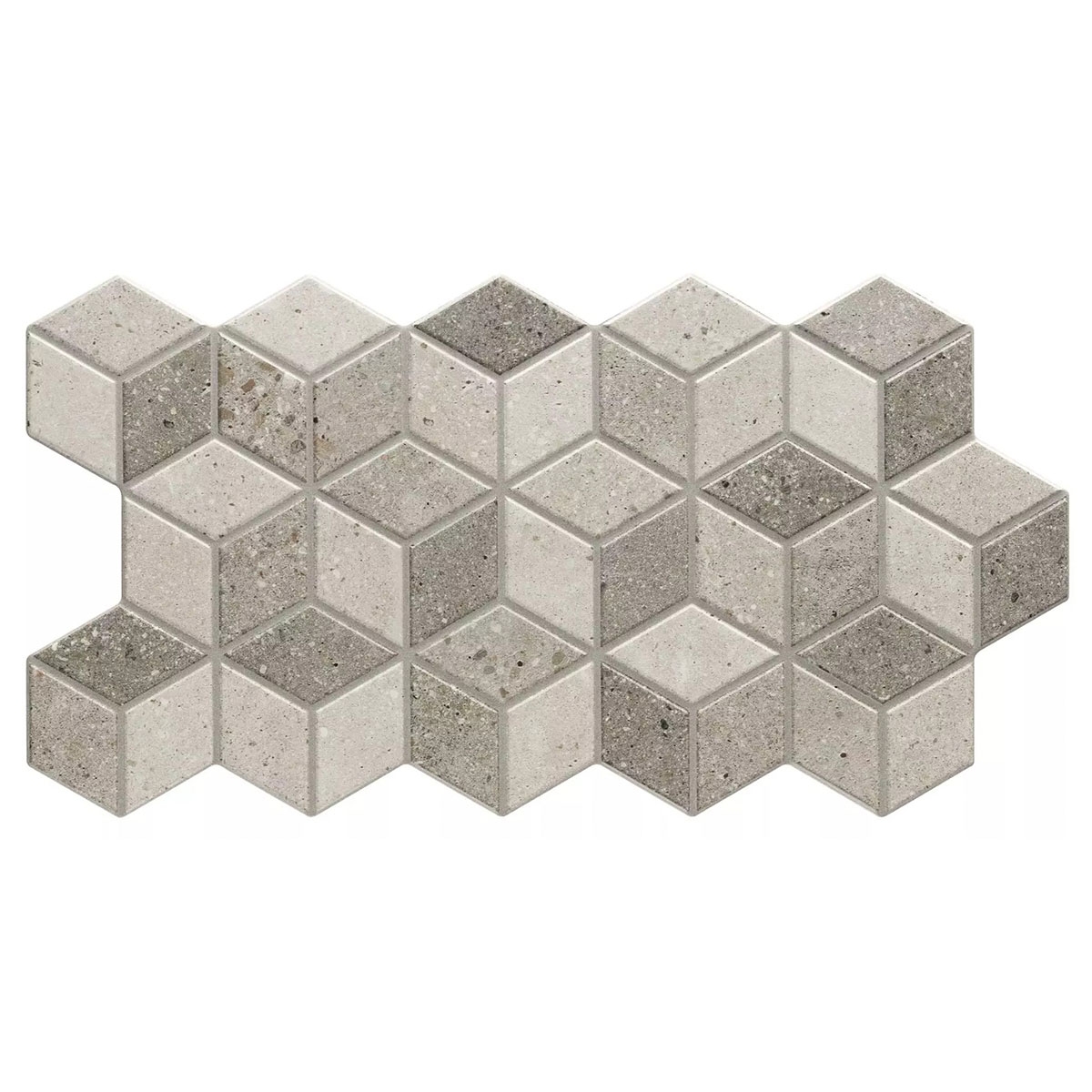 Rhombus Stone Grey 26,5x51 (Caja 0,95m2)