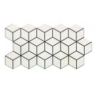 Rhombus Snow 26.5x51 (Caja 0.95m2)