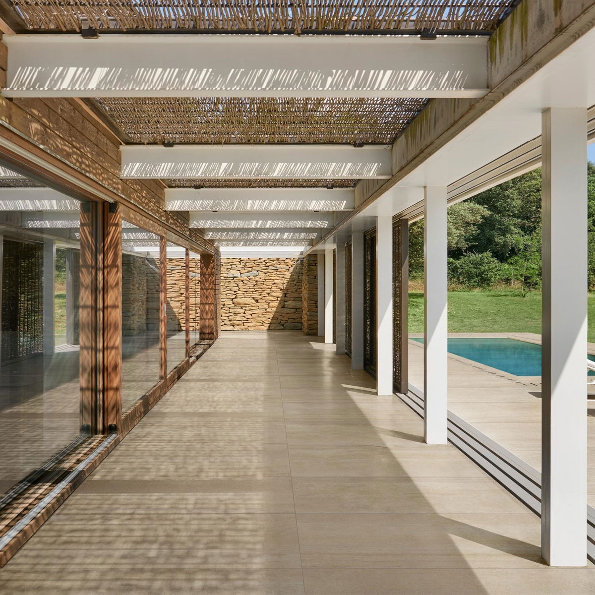 Mystone Travertino20 Navona Strutturato Non-slip 60x120 Environment