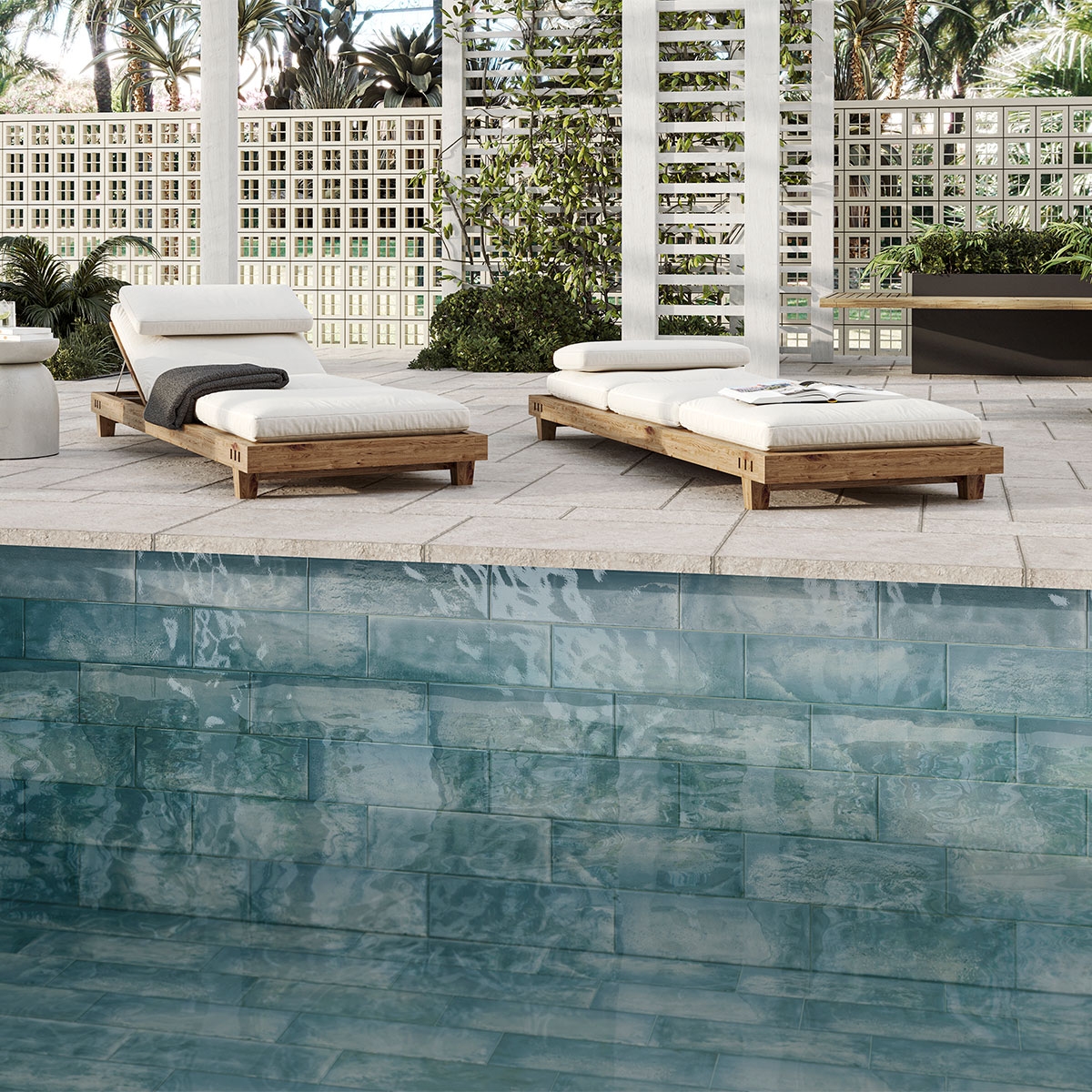 Zilij Ocean 15x45 Pool mit Beschichtung (Box 1,08m²)