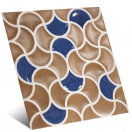 Bari Lattice Cotto Cobalt 33x33 (Caja 0.89m2)