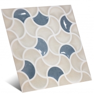 Bari Lattice Sand Aqua 33x33 (Caja 0.89m2)