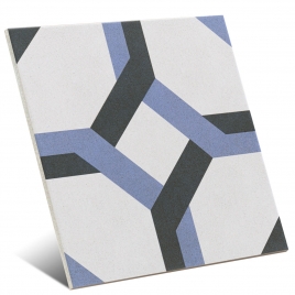 Nantes Blue Satin 33x33 (Box 1m2)