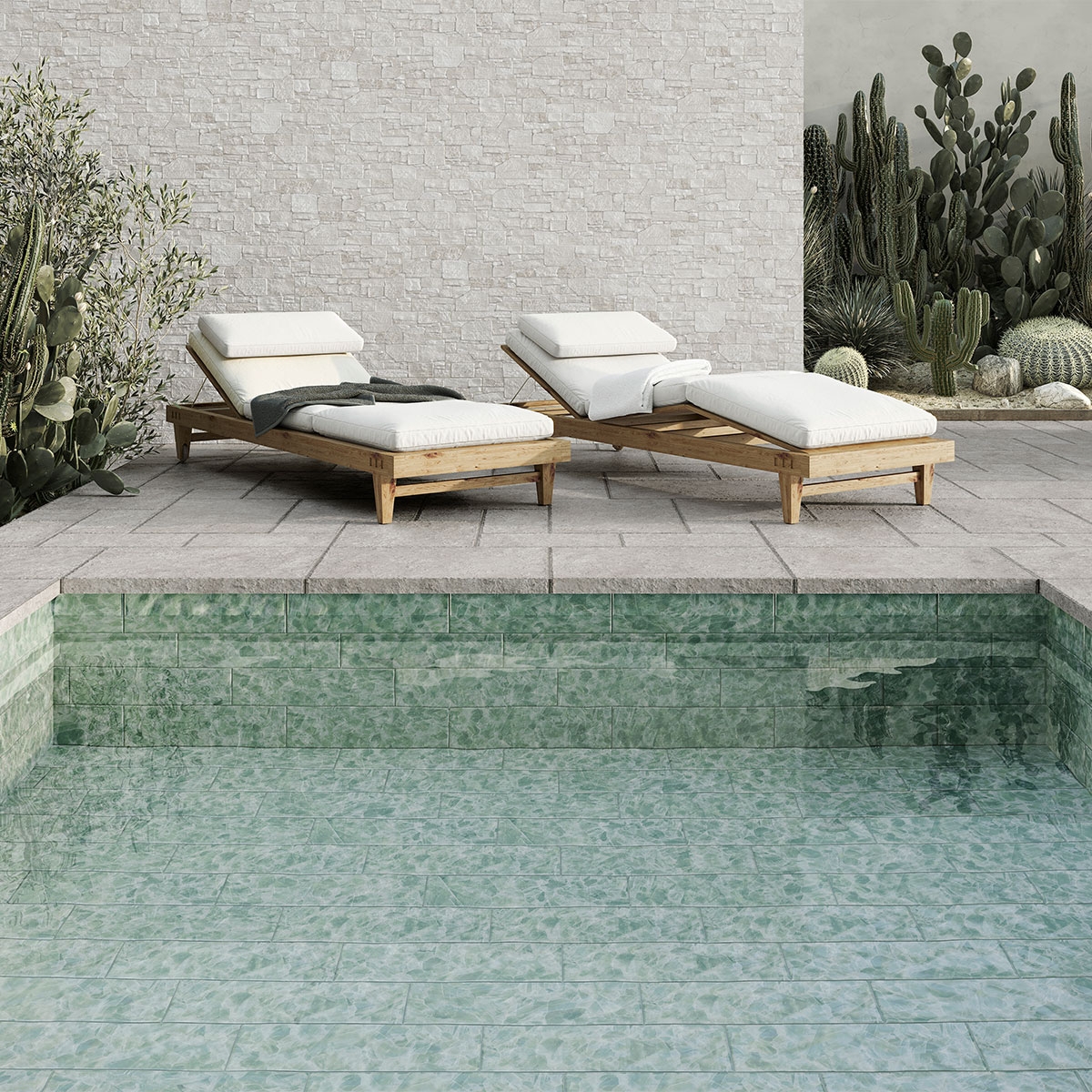 Piscina pavimentada Waterworld Turquesa 15x45