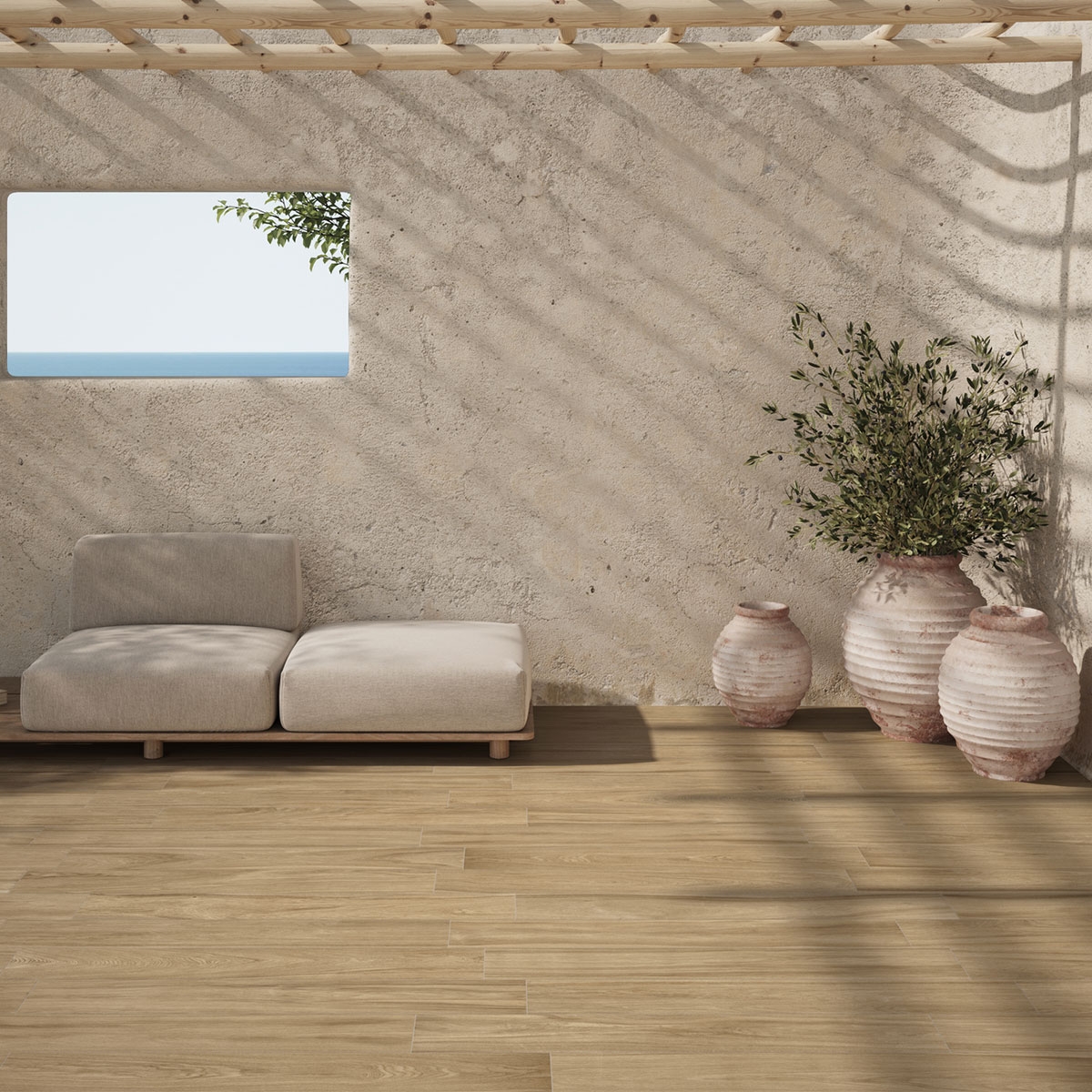 Bay Honey rutschfester Holz-Imitationsboden 20x120