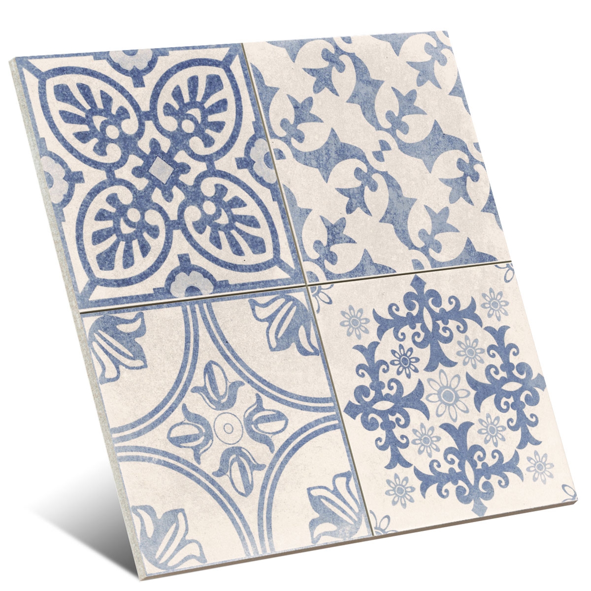 Skyros Deco Satin White 44x44 (Boîte 1,37m2)