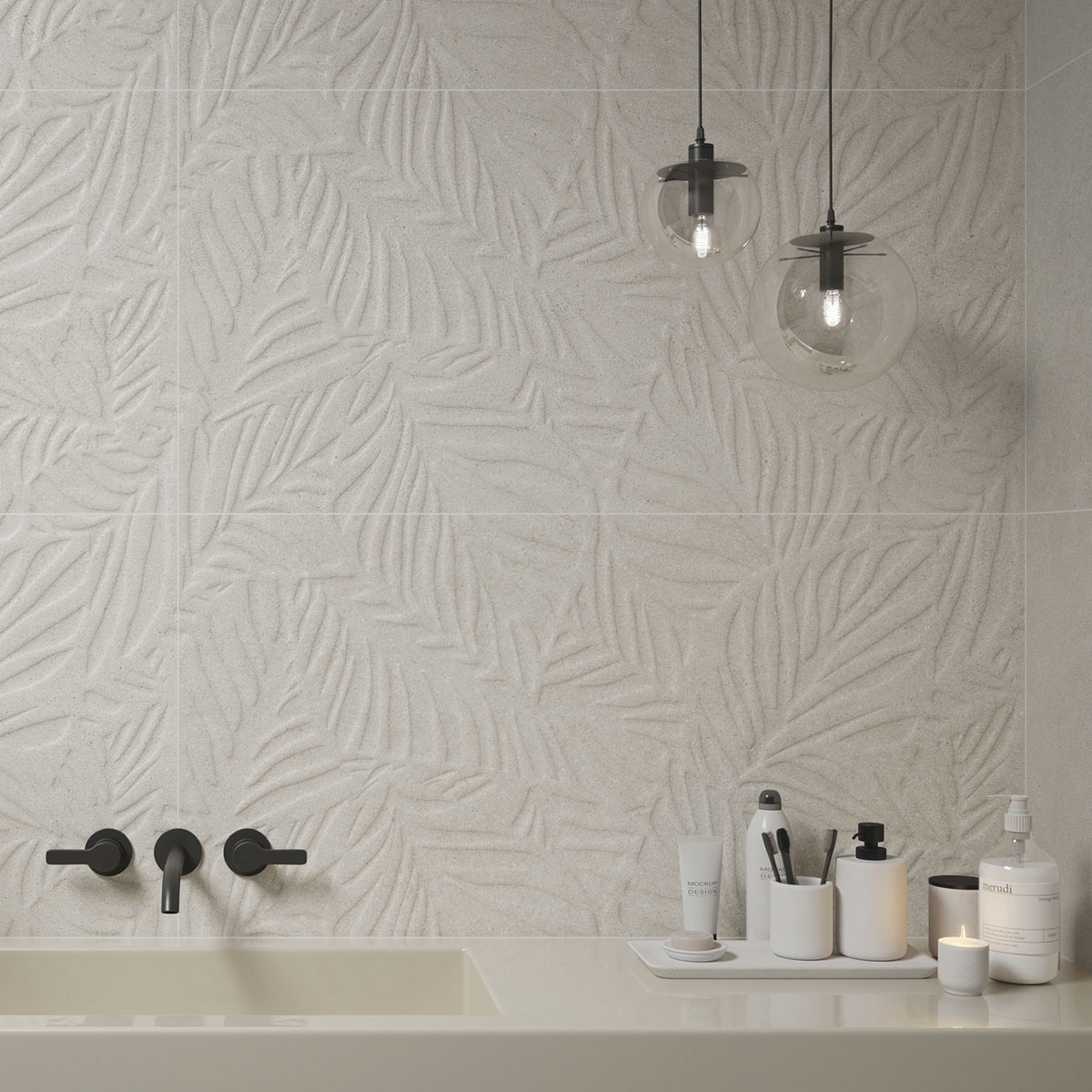 Casa de banho com revestimento Lowell Savage Light 60x120