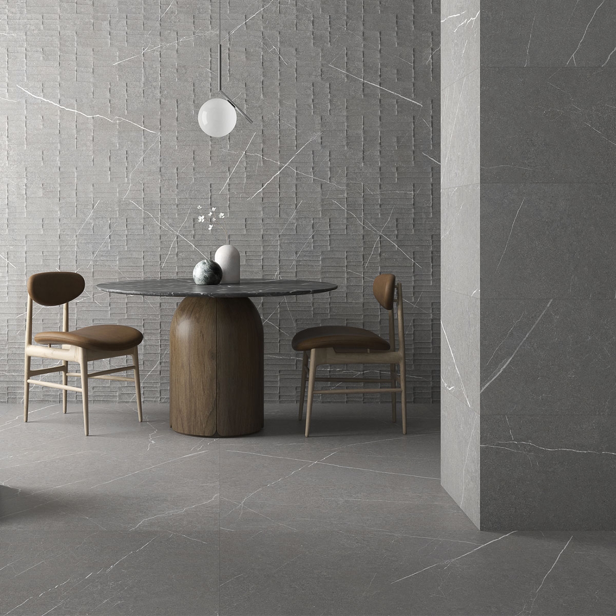 Intérieur avec revêtement Capri Solaro Grey 40x120