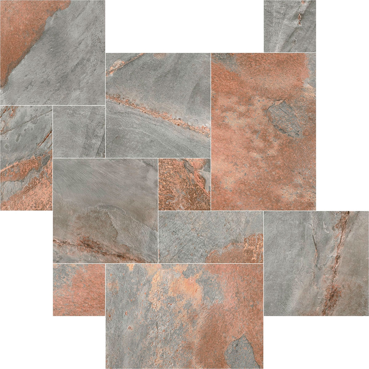 Java Grey Modular Antideslizante 44x66 (Caja 0,87m2)