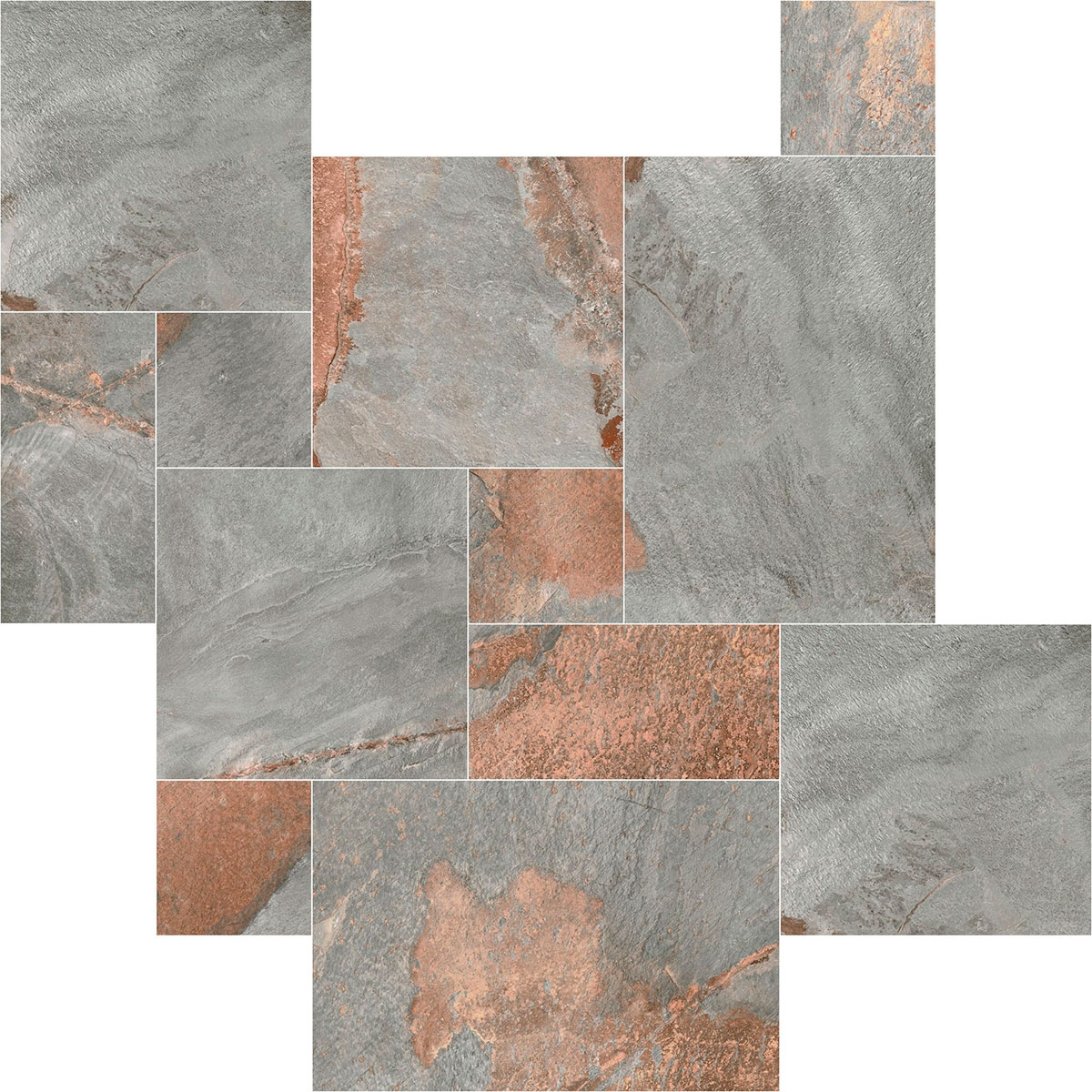 Java Grey Modular Antideslizante 44x66 (Caja 0,87m2) 2