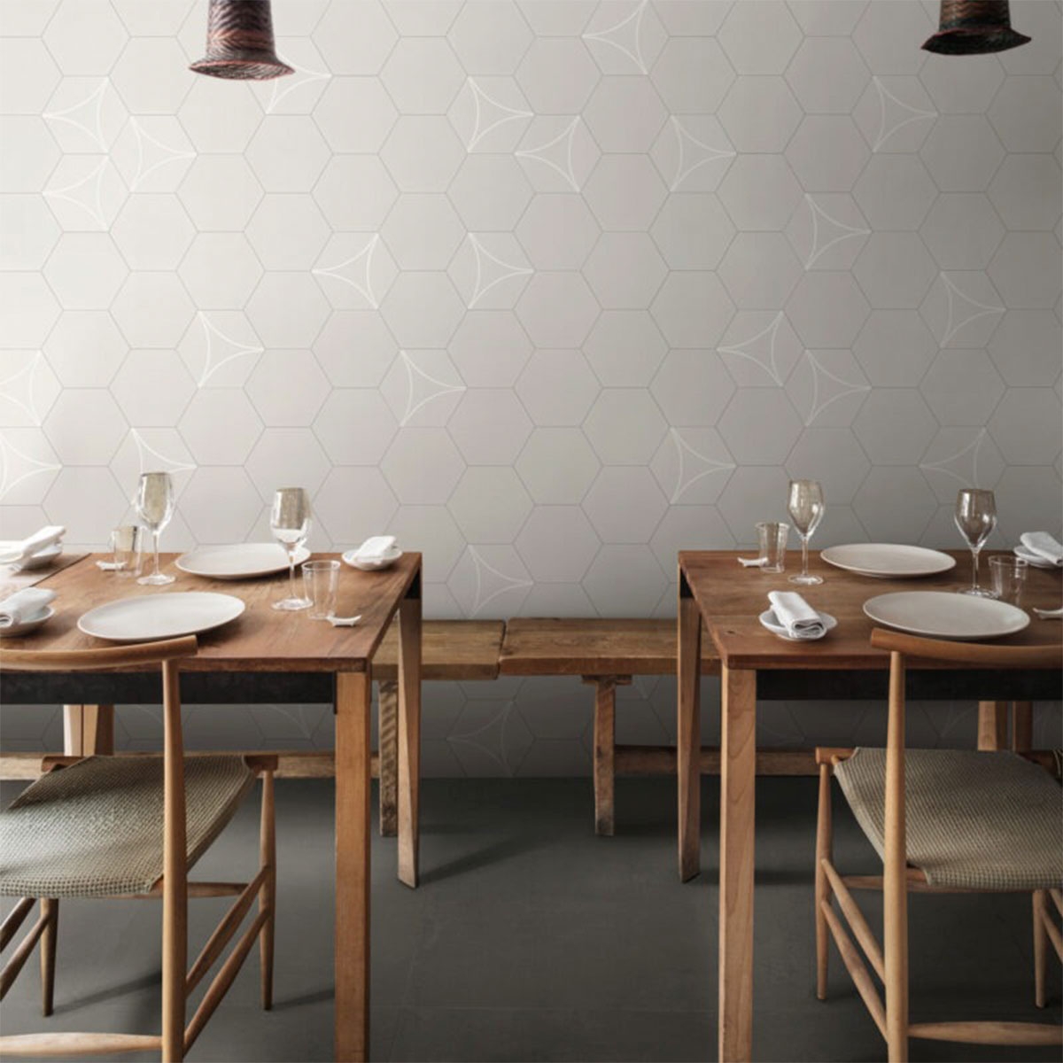 Interior with Cementum Olive flooring 60x120