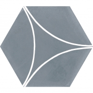 Cementum Decoro Arco Indigo 21x18.2 (Box 0.43 m2)